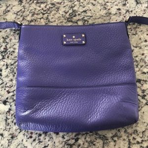 Kate Spade crossbody, gorgeous blue!